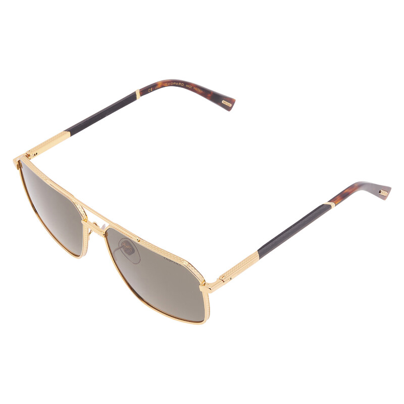 Chopard Green Navigator Men's Sunglasses SCHL77 400P 61