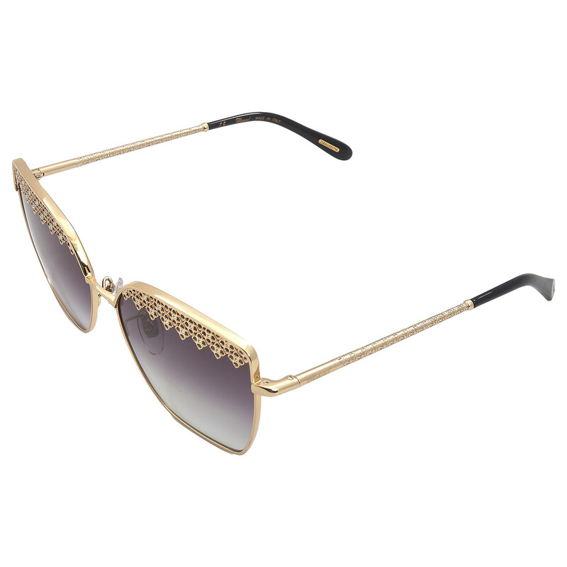 Chopard Grey Gradient Butterfly Ladies Sunglasses SCHF76S 0300 59 ...