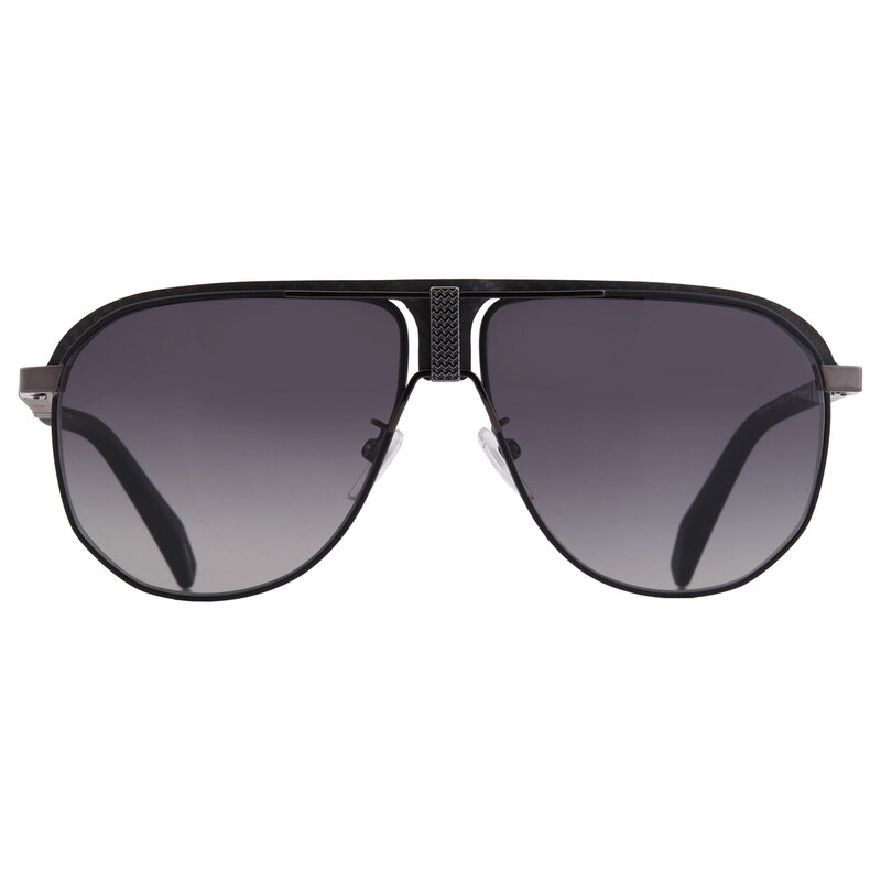 Chopard Grey Gradient Pilot Men's Sunglasses SCHF82 K56P 62