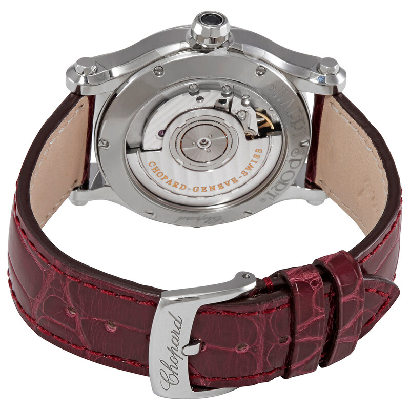 Chopard Happy Sport 36 mm Diamond Automatic Ladies Watch 278559-3003 ...