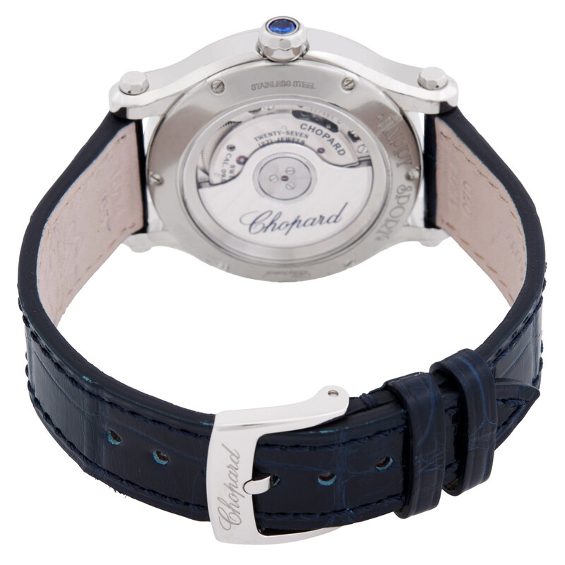Chopard Happy Sport Automatic Diamond Silver Dial Ladies Watch
