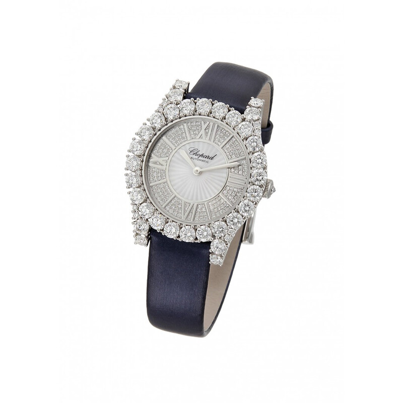 Chopard Heure du Diamant Diamond Guilloche Dial Ladies Watch