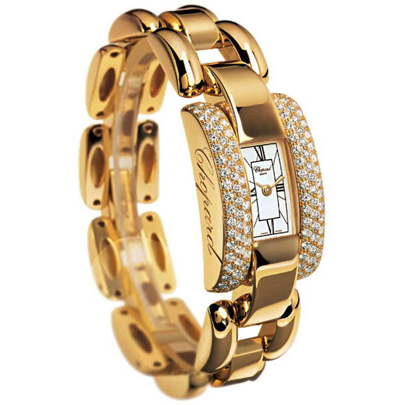 Chopard La Strada Diamond 18k Yellow Gold Ladies Watch 41/6547 