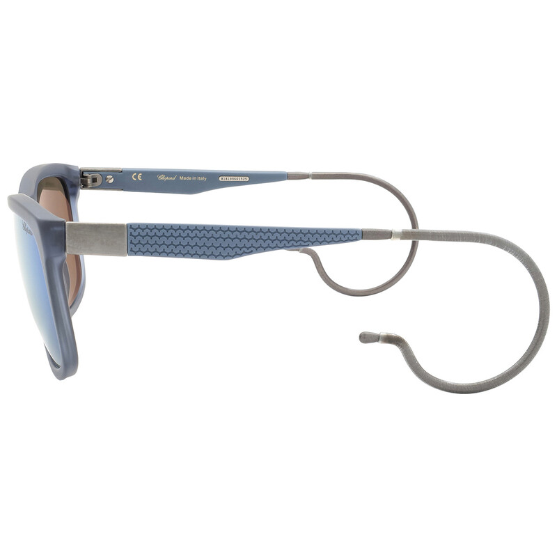 クラブ shoh Chopard Polarized Blue Square Men's Sunglasses SCH156M AGQB 57
