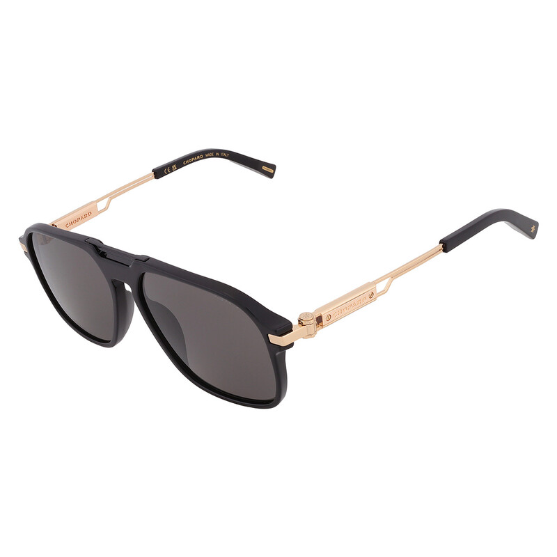 Chopard Polarized Smoke Navigator Men's Sunglasses SCH347 700P 58
