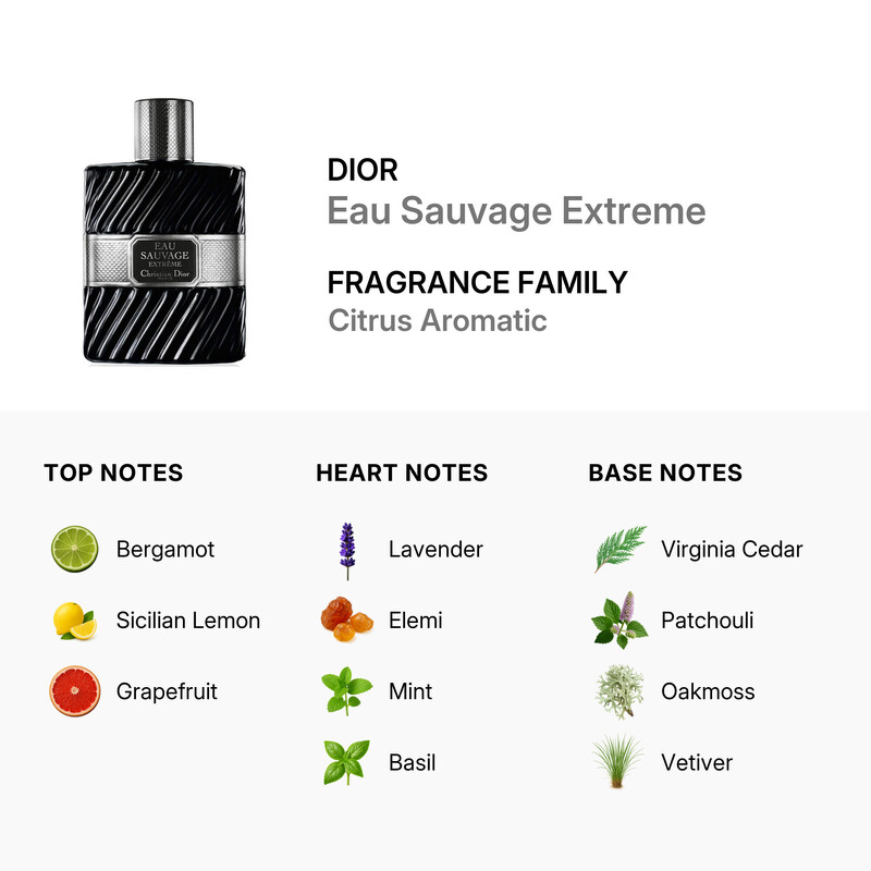 Dior Christian Dior Men's Eau Sauvage Extreme Intense EDT Spray Dior Christian Dior Men's Eau Sauvage Extreme Intense EDT Spray