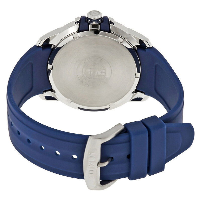 Citizen AR Blue Dial Blue Polyurethane Eco-Drive Men's Watch