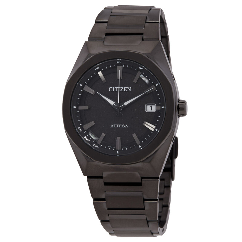 Citizen Attesa Eco-Drive Black Dial Men's Watch CB3045-61E