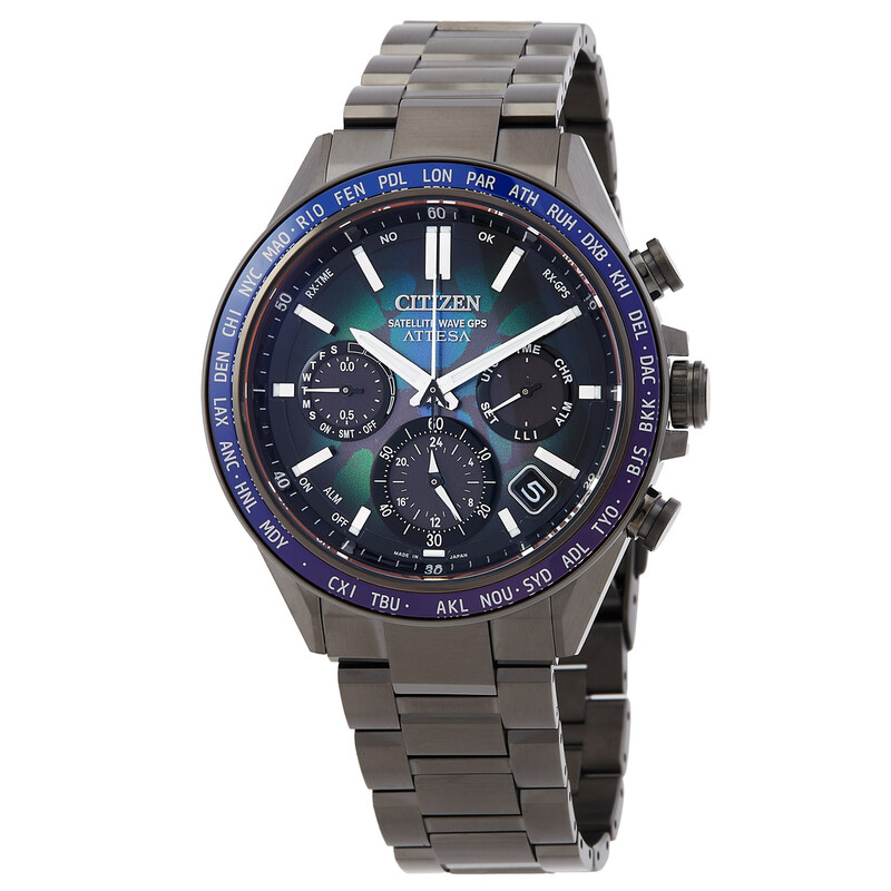 Citizen Attesa Eco-Drive Blue Dial Men's Watch CC4057-60E