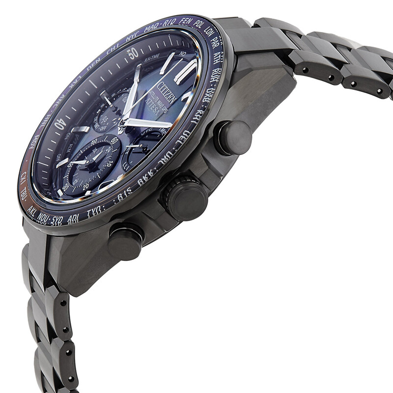 Citizen Attesa Eco-Drive Blue Dial Men's Watch CC4057-60E