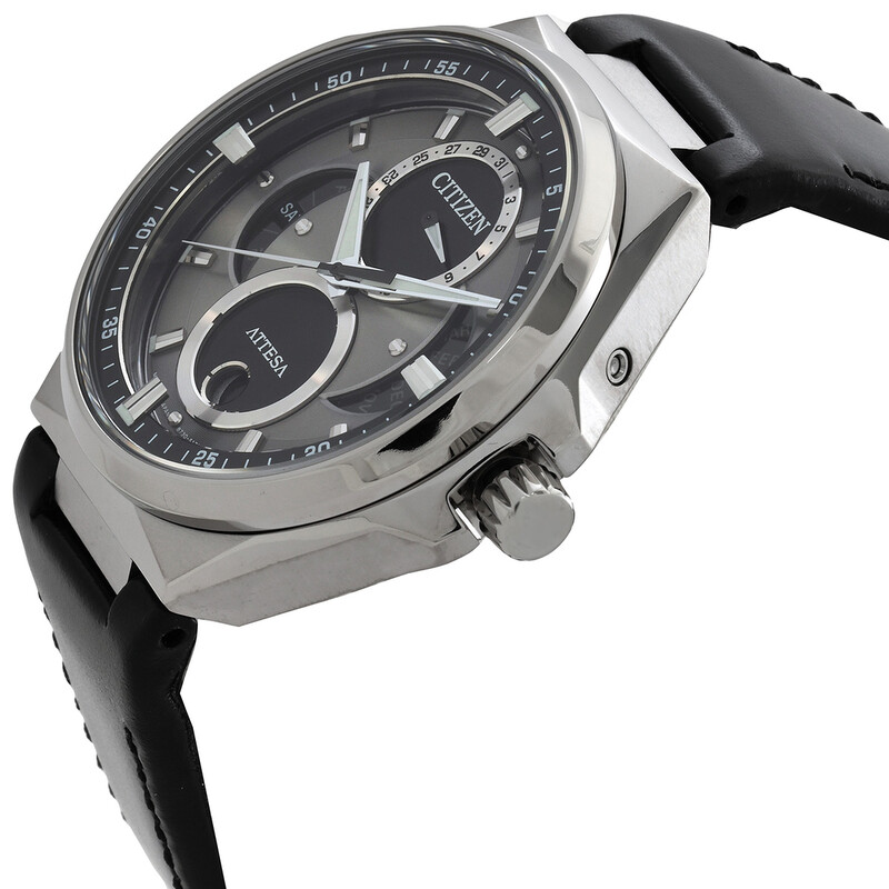 Citizen Attesa Moon Phase Grey Dial Men's Watch BU0060-09H