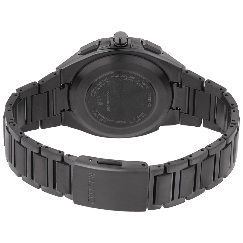 Citizen Attesa Perpetual Alarm World Time Black Dial Men's Watch