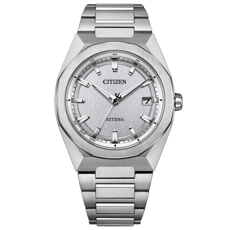 時計 CITIZEN ATTESA CB3040-56H Citizen Attesa Quartz Silver Dial Men's Watch CB3040-56H