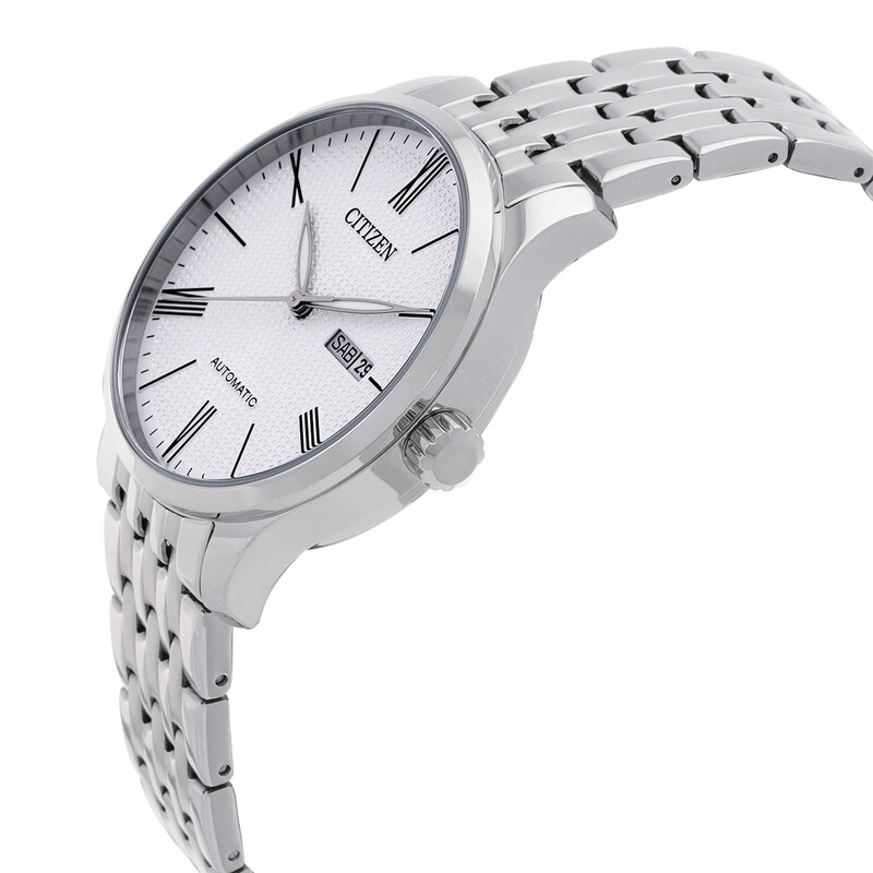 Citizen Automatic White Dial Watch NH8350-59A 4974374259646