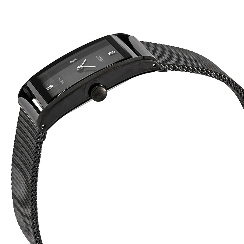 Citizen Axiom Eco-Drive Black Dial Men's Watch BL6008-53E