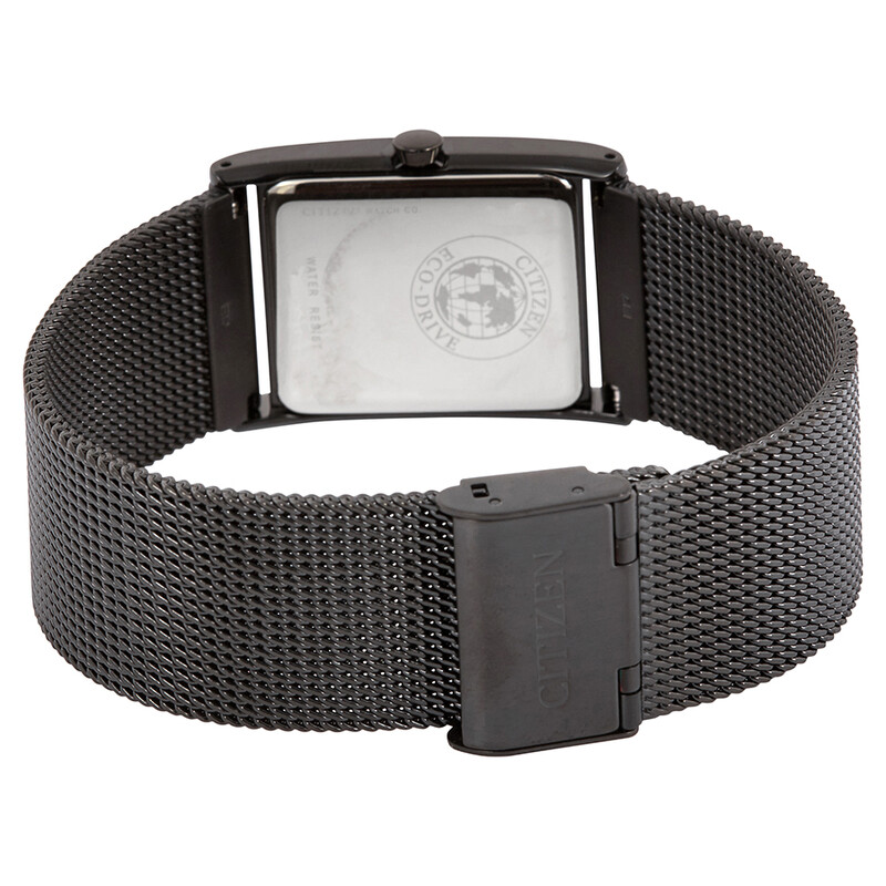 Citizen Axiom Eco-Drive Black Dial Men's Watch BL6008-53E