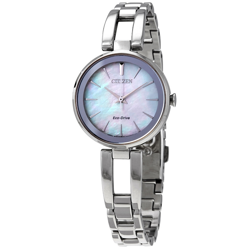 Citizen Axiom Mother of Pearl Ladies Watch EM0630-51D 013205129087