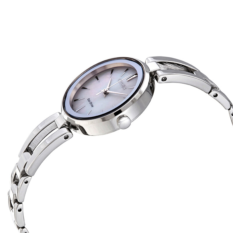 Citizen Axiom Mother of Pearl Ladies Watch EM0630-51D 013205129087