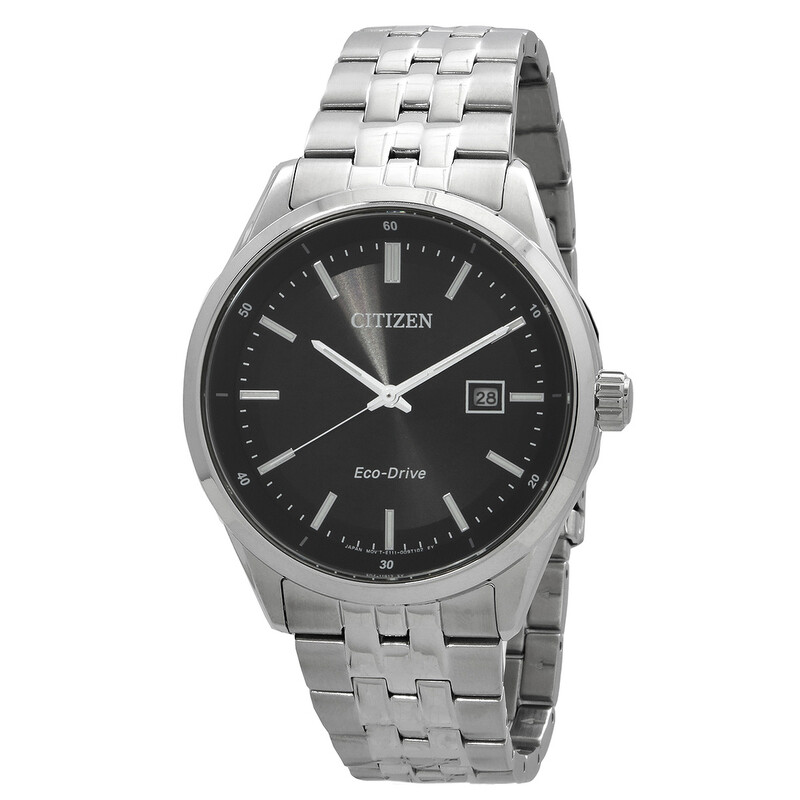 Citizen Black Dial Eco-Drive Men display picture 2