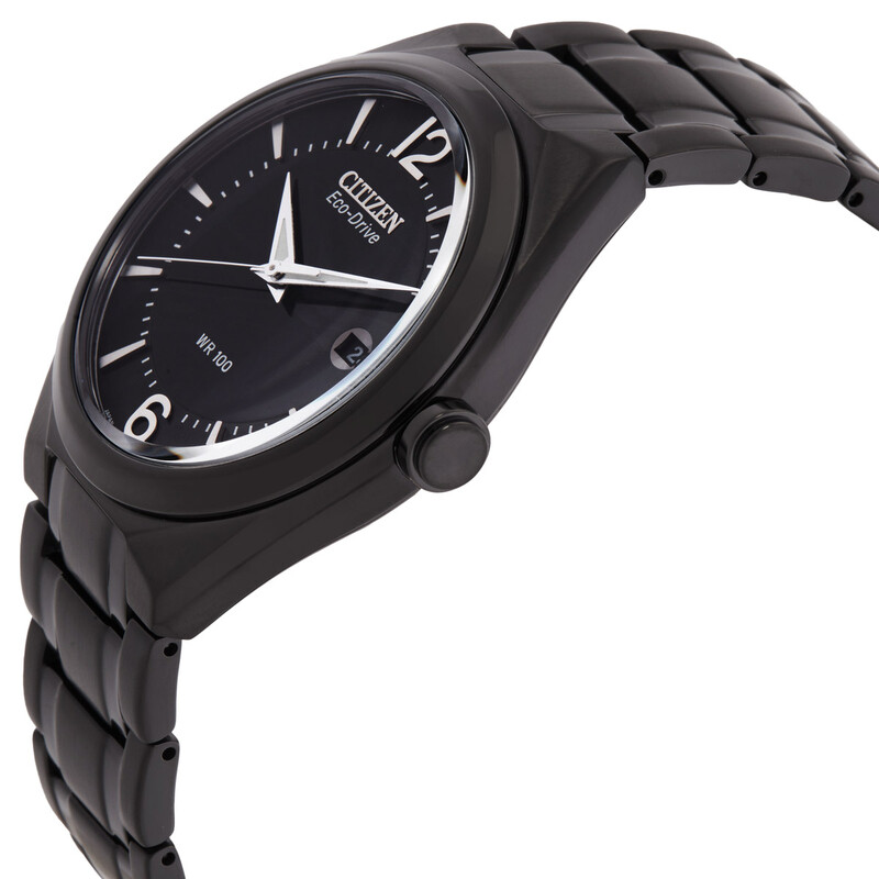 CITIZEN Eco-Drive 腕時計 ブラック Citizen® Blackout Axiom Men's Watch – Harry Ritchies