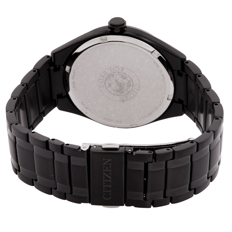 CITIZEN Eco-Drive 腕時計 ブラック $325 CITIZEN Eco-Drive CLASSIC Black Leather Men's Watch AW0115