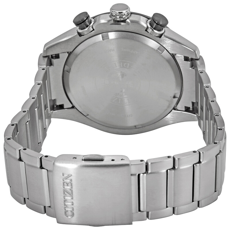 シチズン エコドライブ チタン CA4241-55L Citizen Blue Dial Eco-Drive Super Titanium Chronograph Watch