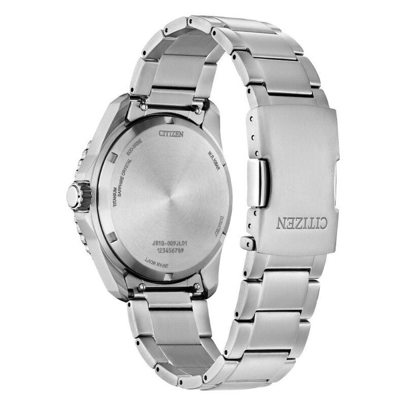 グリシン　オートマチック　デイト　50M防水 Citizen Brycen Super Titanium Black Dial Men's Watch AW1840-50E