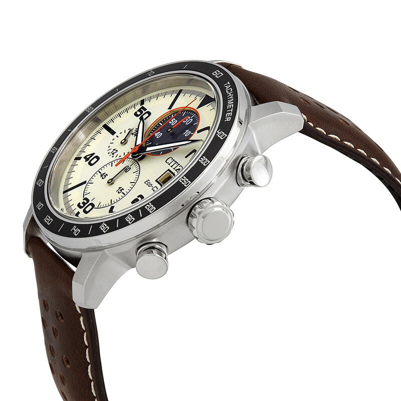 Citizen Brycen Chronograph Light Brown Dial Men's Watch CA0649-06X