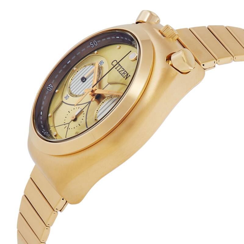CITIZEN C-3PO スターウォーズ ゴールドデジタル腕時計 CITIZEN COLLECTION 「STAR WARS」 NP1013-53P 「C-3PO」 限定モデル