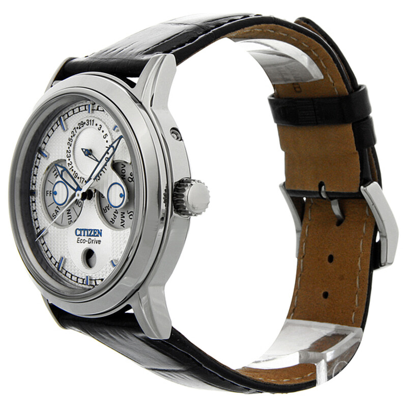 Citizen Calibre 8730 Eco-Drive Grey Dial Stainless Steel Men's