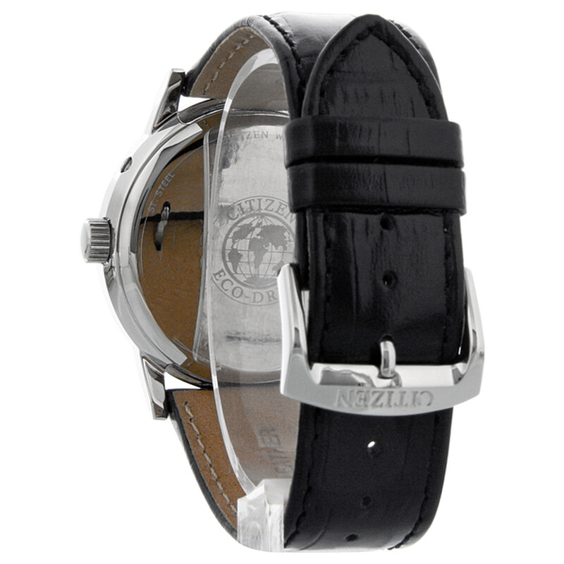 Citizen Calibre 8730 Eco-Drive Grey Dial Stainless Steel Men's