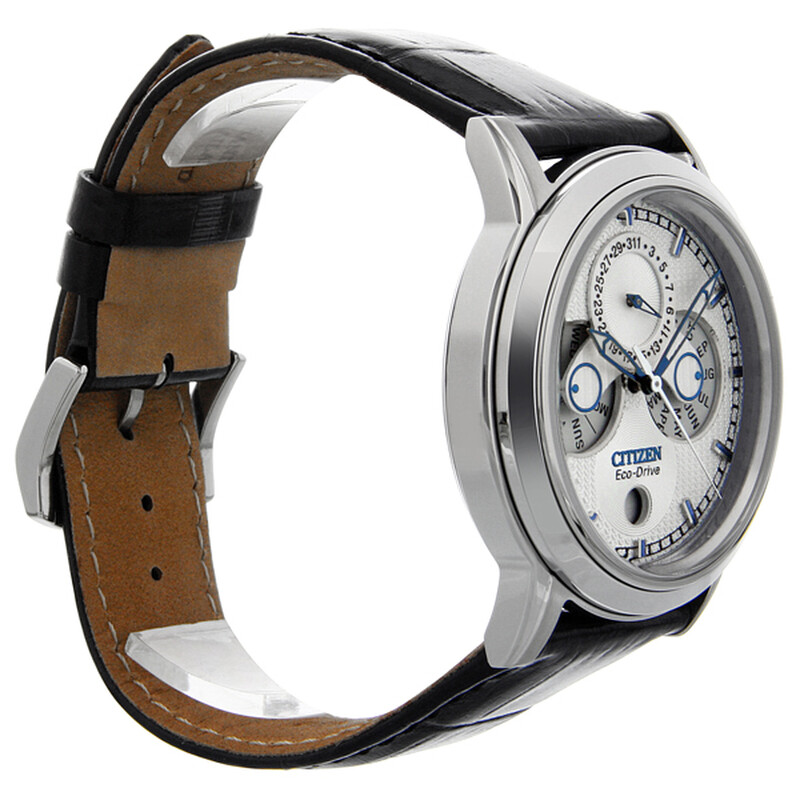 Citizen Calibre 8730 Eco-Drive Grey Dial Stainless Steel Men's