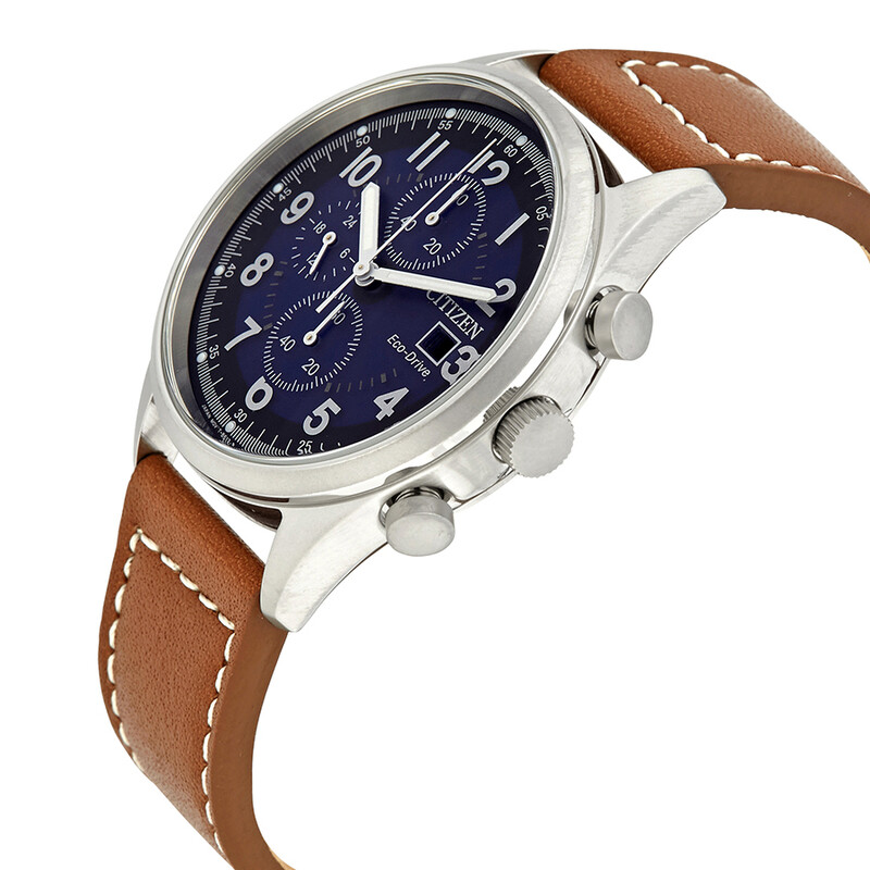 Citizen Chandler Chronograph Eco-Drive Blue Dial Men's Watch