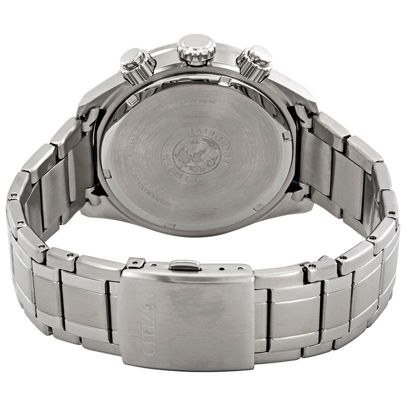 Citizen Chandler Eco-Drive Chronograph Black Dial Men's Watch
