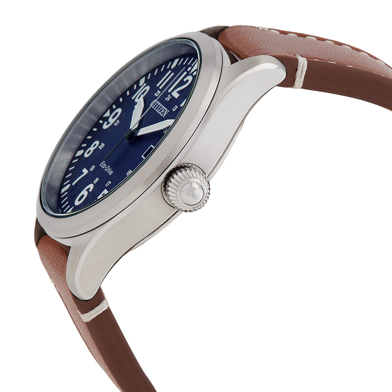 Citizen Chandler Military Eco-Drive Blue Dial Men's Watch BM6838