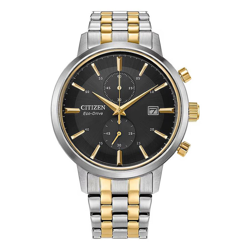 Citizen Chronograph Black Dial Men's Watch CA7064-52E