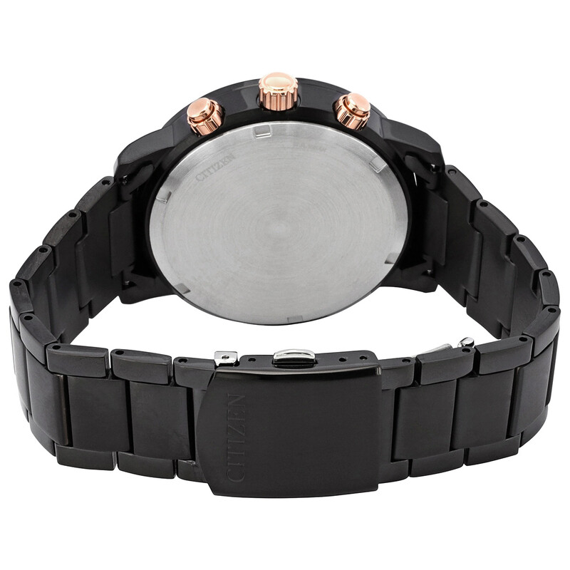 Citizen Chronograph Eco-Drive Black Dial Men's Watch CA0846-81E
