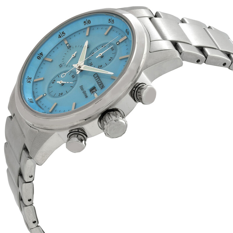 Citizen Chronograph Eco-Drive Blue Dial Men's Watch CA0748-80L