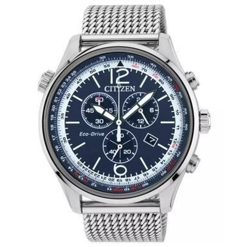 Citizen Chronograph Eco-Drive Blue Dial Watch AT0361-81L