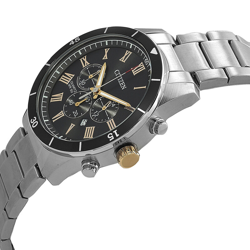 Citizen Chronograph Quartz Black Dial Men's Watch AN8168-51H