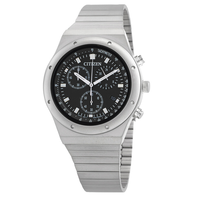Citizen Chronograph Quartz Black Dial Men's Watch AT2540-57E