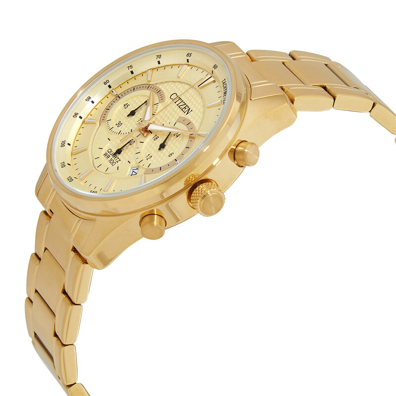 Citizen Chronograph Quartz Champagne Dial Men's Watch AN8192-56P