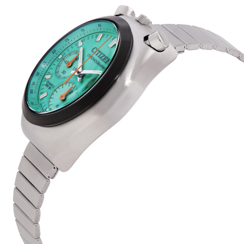 Citizen Chronograph Quartz Green Dial Men's Watch AN3660-73X