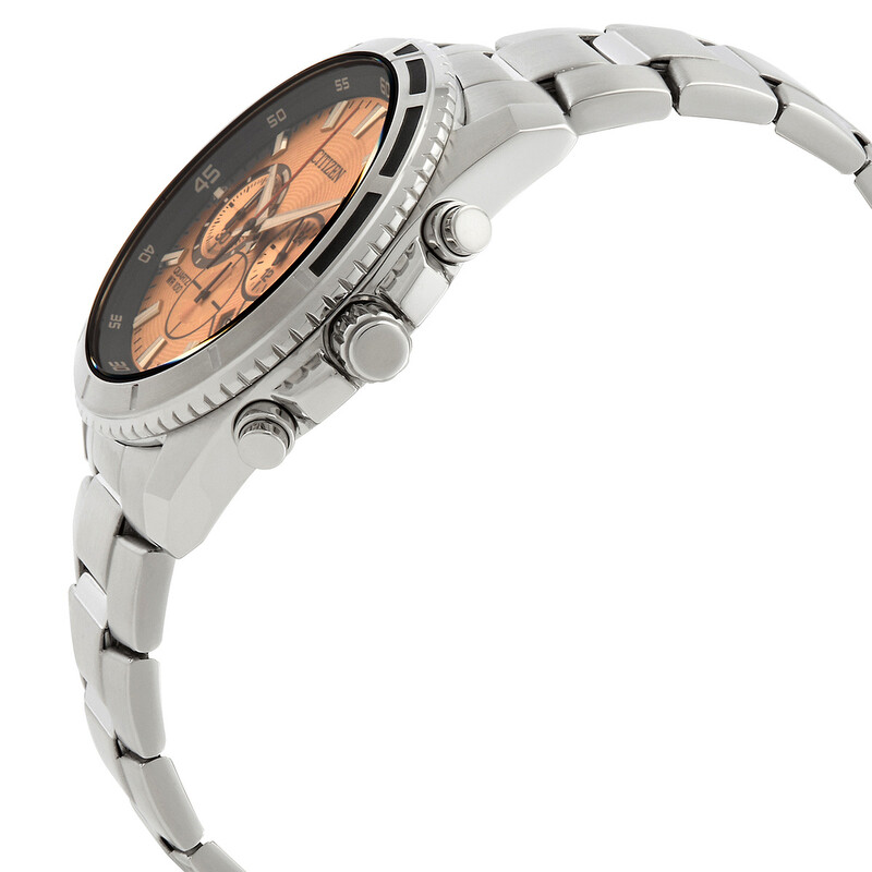 Citizen Chronograph Quartz Peach Dial Men's Watch AN8200-50X
