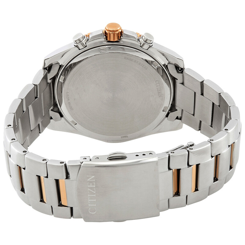 Citizen Chronograph Quartz Rose Gold Dial Men's Watch AN8204-59X