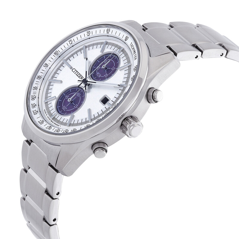 Citizen Chronograph Quartz Silver Dial Men
