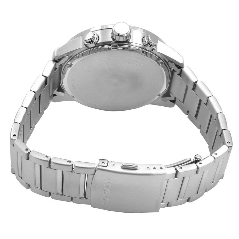 Citizen Chronograph Quartz White Dial Men display picture 1