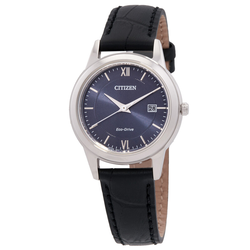 Citizen Classic Eco-Drive Blue Dial Ladies Watch FE1087-01L  display picture 3