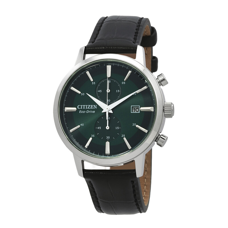 Citizen Core Collection Chronograph Quartz Green Dial Men's Watch