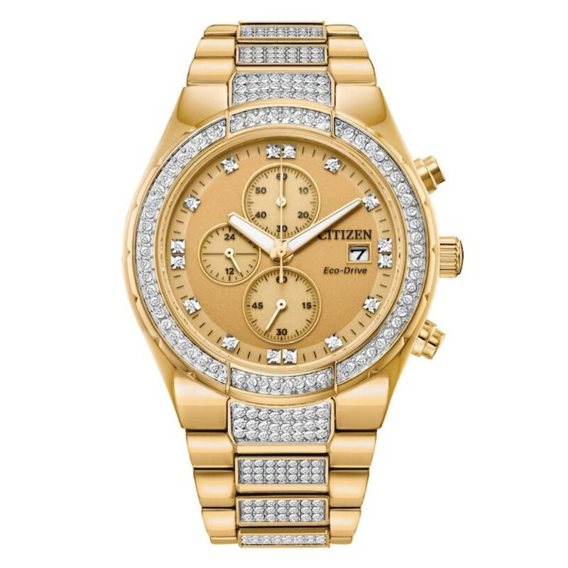 Citizen Corso Eco-Drive Chronograph Watch and Bracelet Box Set
